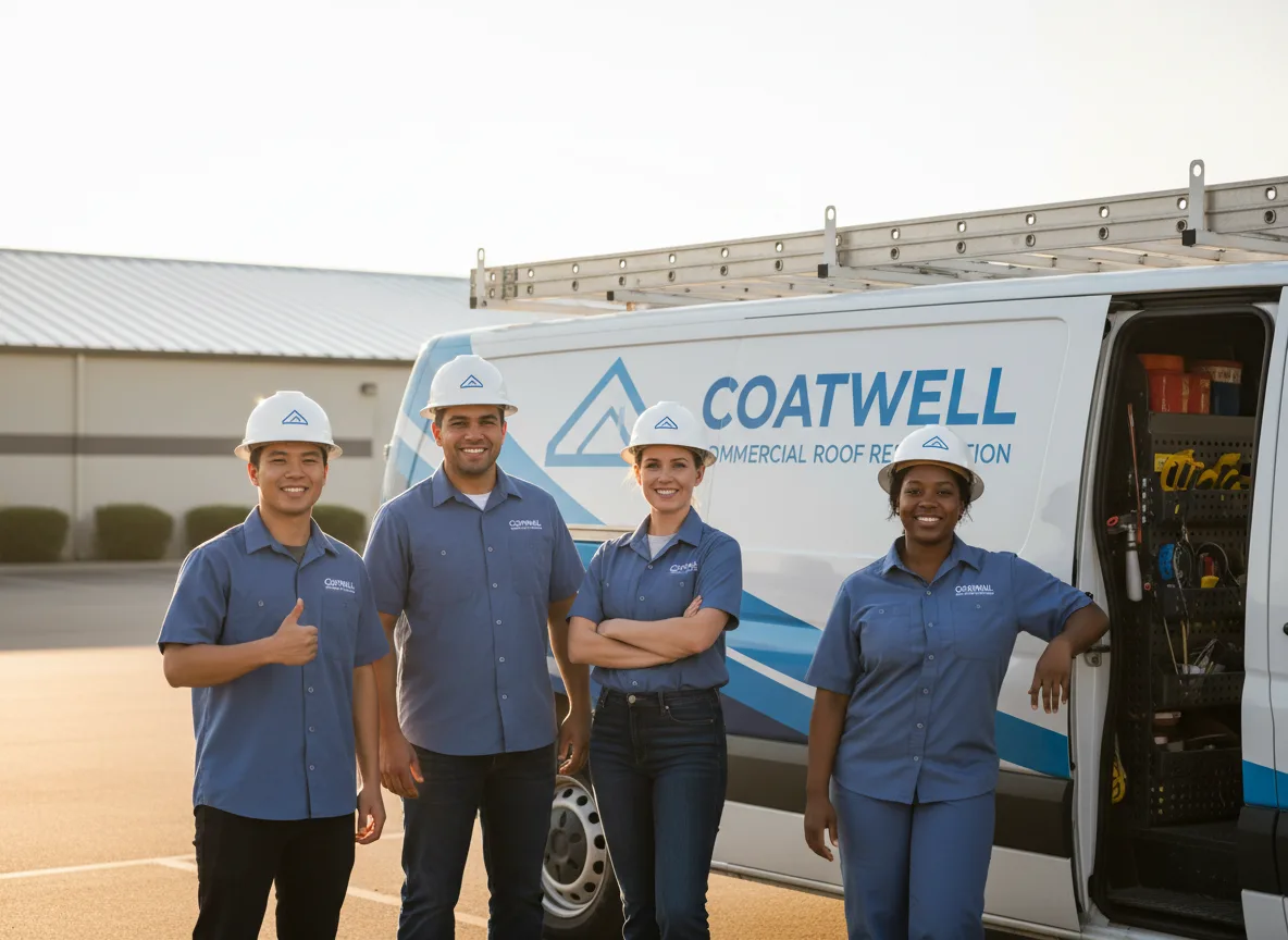 Commercial roof coating company in Boston, NY